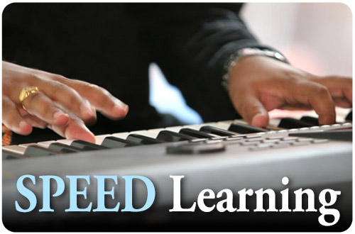 Pianoforall Speed Learning ebook showing practice exercises and techniques